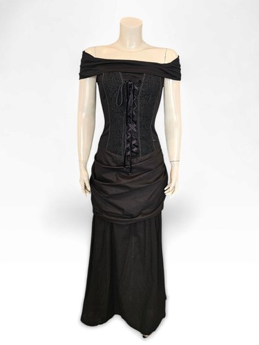Tripp nyc black corset maxi - nyc,